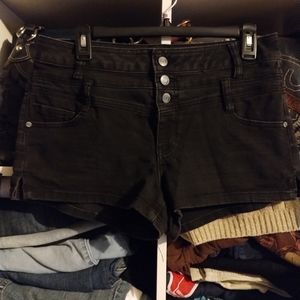 Vanity jean shorts black size 30